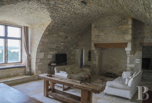 En Bourgogne, non loin de Vézelay, un château en bord de falaise surplombant l’Yonne - photo  n°34